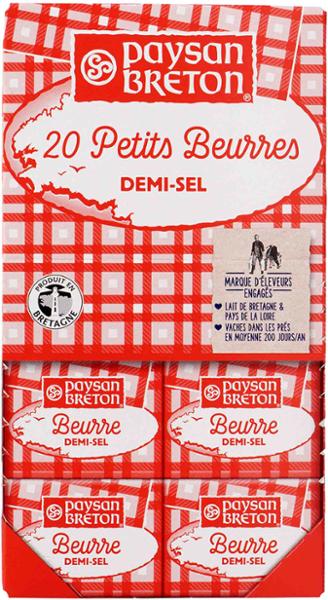P.BRETON MINI BEURRE DEMI-SEL 10G x 20
