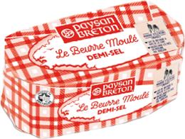 P.BRETON BEURRE MOULÉ DEMI-SEL 250G