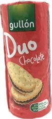 BISCUITS FOURRÉS CHOCOLAT DUO 145G