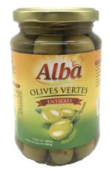 OLIVES VERTES ENTIÈRES 350G ALBA