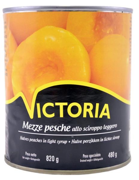 DEMI-PÊCHES AU SIROP 820G