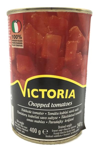 TOMATES PELÉES CONCASSÉES 400G VICTORIA