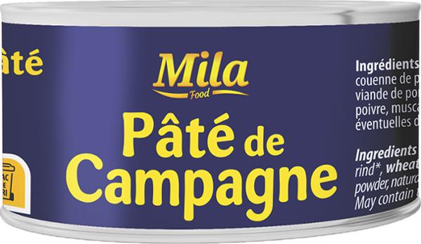PÂTÉ DE CAMPAGNE 78G MILA FOOD