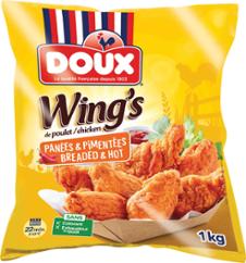 AILES POULET PANÉES/PIMENTÉES 1KG DOUX
