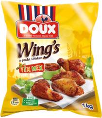 AILES DE POULET TEX MEX 1KG DOUX