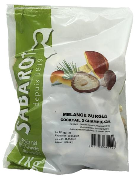 COCKTAIL TROIS CHAMPIGNONS 1KG SABAROT