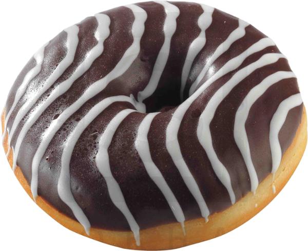 DONUTS ZÈBRE FOURRÉS CHOCOLAT 75G x 48