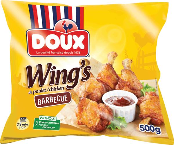 MANCHONS DE POULET BBQ 500G DOUX