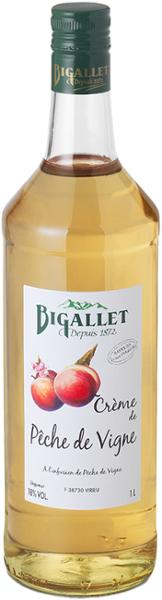 CRÈME DE PÊCHE DE VIGNE BIGALLET 1L