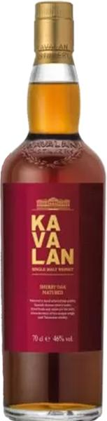 WHISKY SHERRY OAK MATURED KAVALAN 70CL