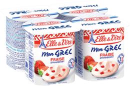 E&V DL GREC FRAISE 125G x 4